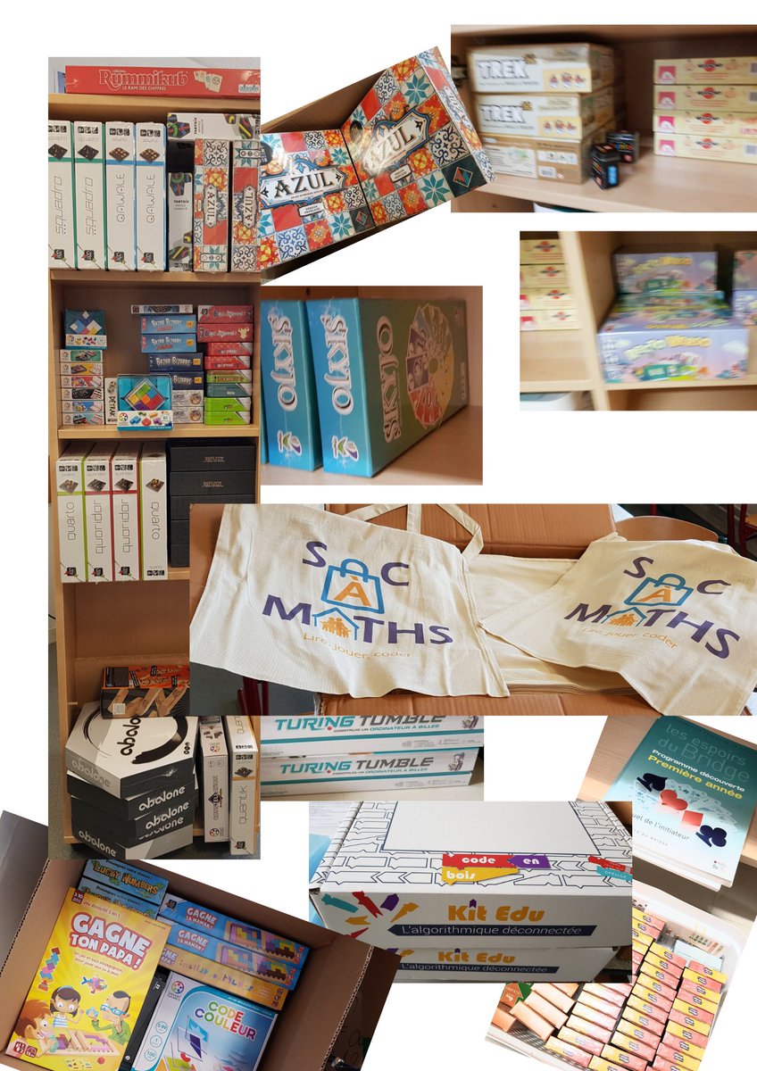 HalougiL's tweet photo. Tout est prêt pour demain!
Des #sacsamaths dans tout @VilleRoissy77 pour diffuser le plaisir de faire des maths dans les familles!
Merci au #CNR éducation (NEFE) et @FondBPascal 🙏🙏🙏 https://t.co/wUz7vgyJ3M