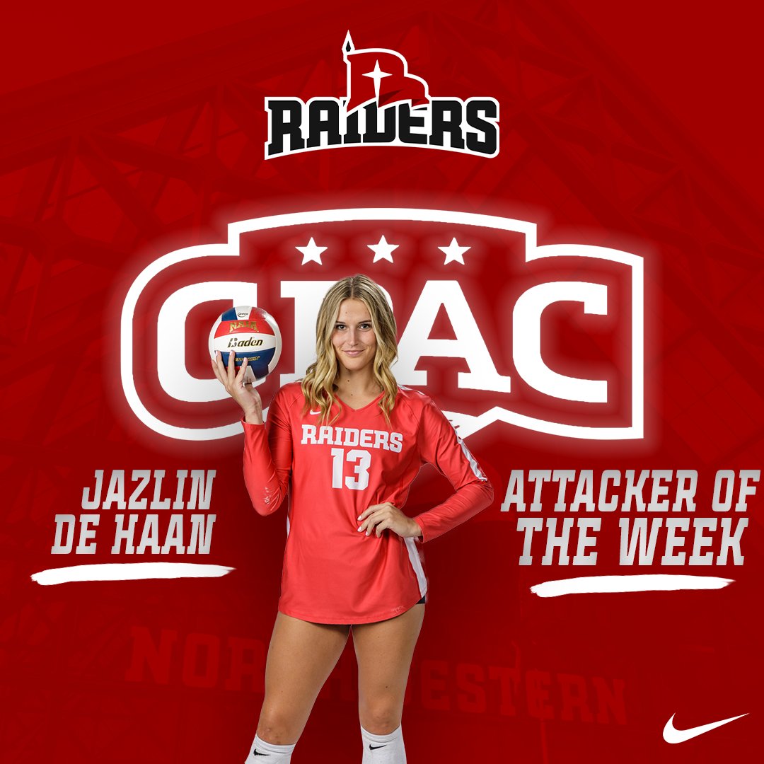 .<a href="/GPACSports/">Great Plains Athletic Conference</a> 𝘼𝙩𝙩𝙖𝙘𝙠𝙚𝙧 𝙤𝙛 𝙩𝙝𝙚 𝙒𝙚𝙚𝙠 ‼️

Another weekly honor for De Haan after 2️⃣9️⃣ kills (4.83 per set)! 🔥

📰: tinyurl.com/2apqnsax

#RaidersStandOut | <a href="/NWCVolleyball/">NWC Volleyball</a>