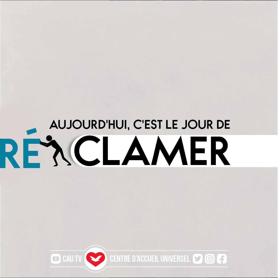CdAUFrance's tweet photo. Faisons le bon choix!
Aujourd'hui est le jour de réclamer ou de clamer?
#réclamer #clamer #murmurer #foi #centredaccueiluniversel https://t.co/Qa6x07Rq1w