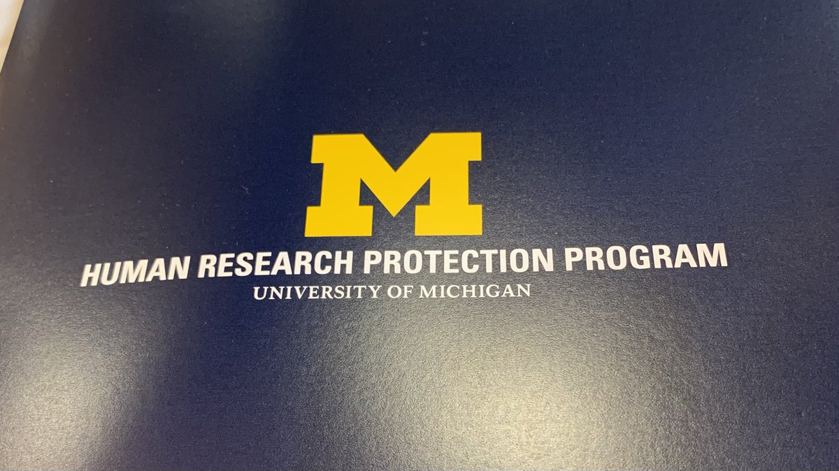 ⁦<a href="/AAHRPP/">AAHRPP</a>⁩ thrilled to be participating in ⁦<a href="/HHSGov/">HHS.gov</a>⁩ OHRP ⁦<a href="/UMich/">University of Michigan</a>⁩ HRPP conference!