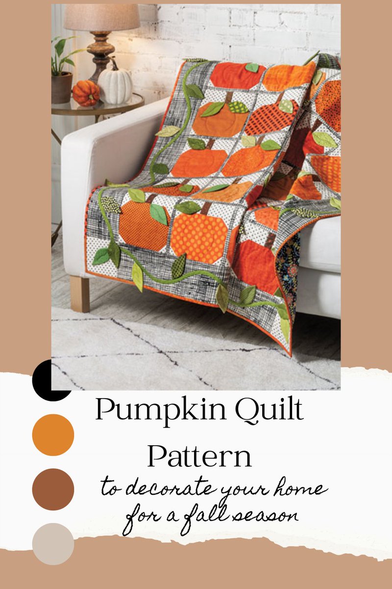 Pumpkin Quilt Pattern to Make for Fall
Learn more at craftdrawer.com/pumpkin-quilt-…

#quilting #quiltpattern #fabric #sewing #crafts #fall #autumn #Halloween