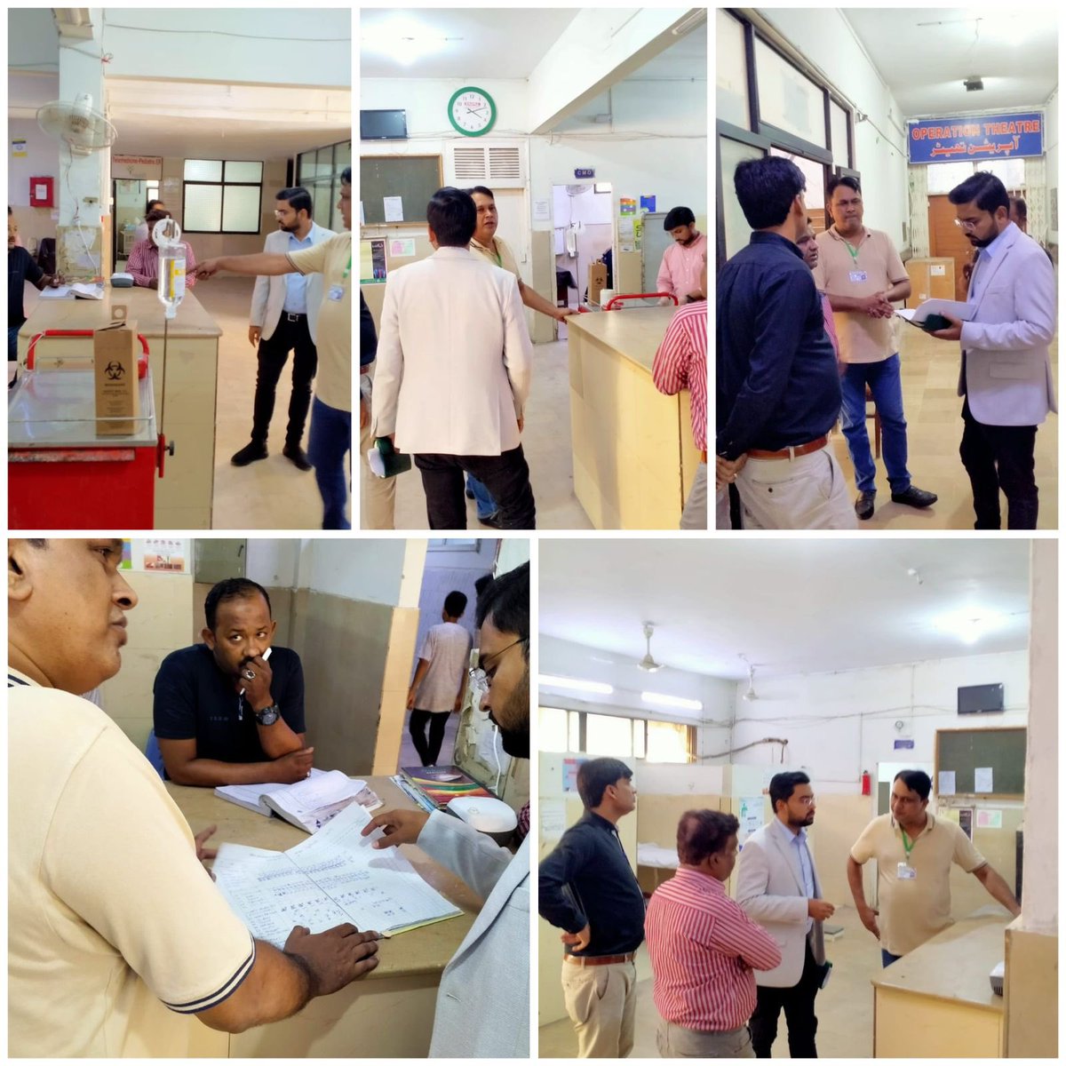 Assistant Commissioner New Karachi, inspected Sindh Govt Hospital New Karachi as part of CM’s Directives.