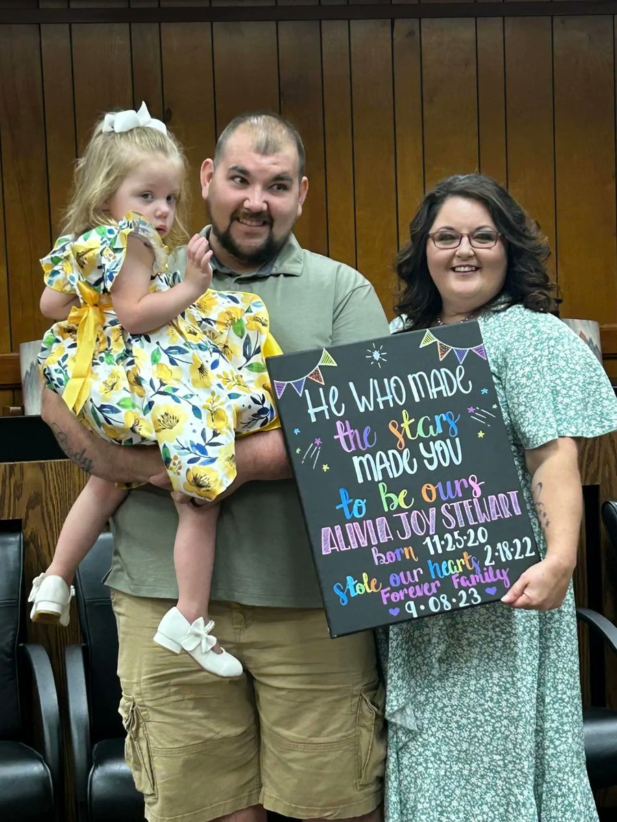 NeccoKids's tweet image. Congratulations to the Stewart family for their adoption of the beautiful Alivia Joy &amp;lt;3 Thank you for including our Necco of Logan office in your fostering journey.

Feeling ready to take the plunge yourself? Fill out our quick form here buff.ly/3r5KJ7A 

#FostertoAdopt