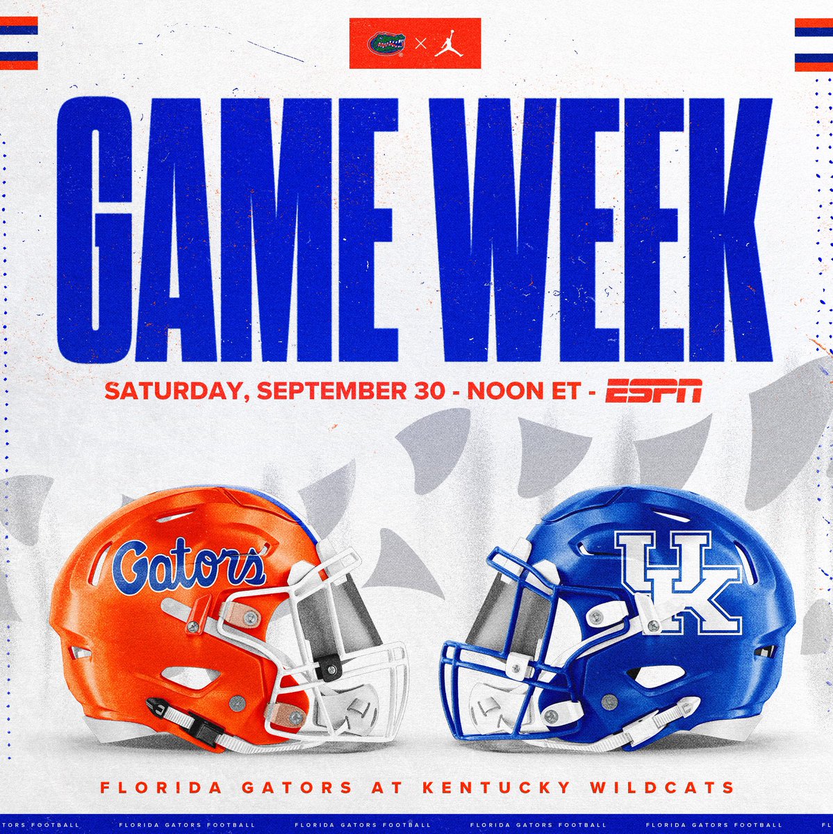 GatorsFB's tweet photo. On the road this week against Kentucky. 🐊

#GoGators | #jOURney https://t.co/PsBTH3QgYX