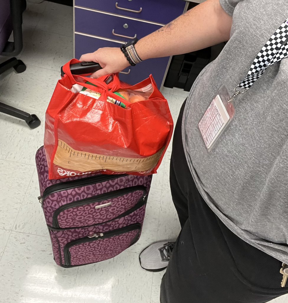 Coach_Sorrels's tweet photo. I forgot to post day #1 of #hoco2023 spirit week. Anything but a Backpack for day #1 and 20 Items for day #2! 

@MRHSMavericks #homecoming #ilovemortonranch https://t.co/CgOu0aVUCY