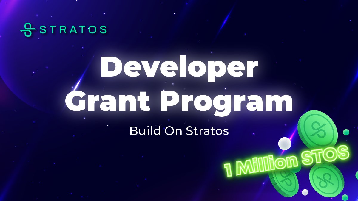 Stratos_Network's tweet photo. 📢 Calling all #Web3Builders! 🛠️ Up to 1M #Stratos Developer Grant Program is NOW OPEN for applications! 💰 Join us in shaping the solid foundation for #Web3 and grow $STOS ecosystem with your innovative projects.
👉How to Apply: https://t.co/At3h14Mu1b https://t.co/YEBG86n0h2