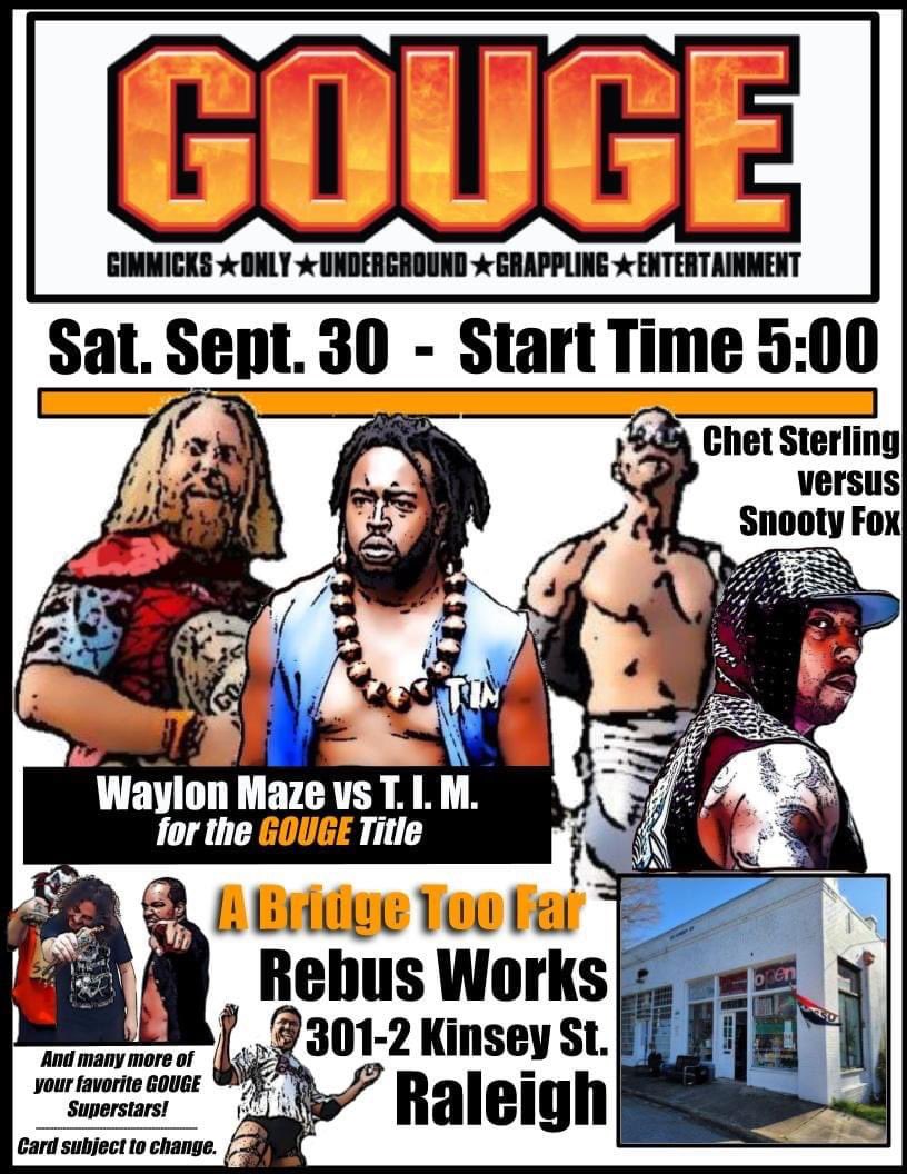 GOUGE Pro Wrestling tweet media