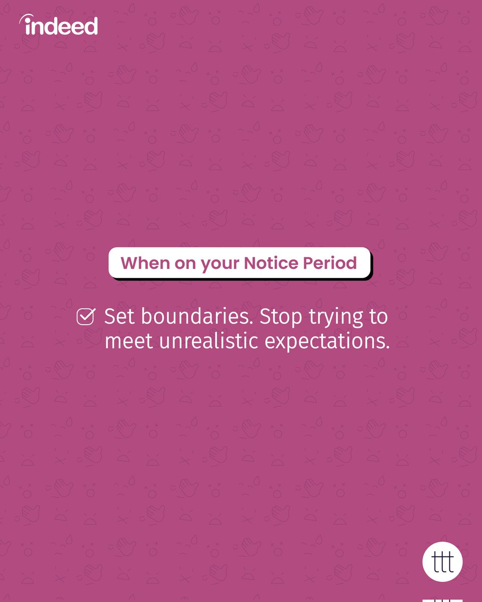 terriblytiny's tweet photo. What’s the one thing you definitely want to do on your notice period?

#Ad #Sponsored #IndeedPartner #LetJobsFindYou #JobSearch
.
.
.
@indeedindia_1 https://t.co/Qt5xOsq6mw