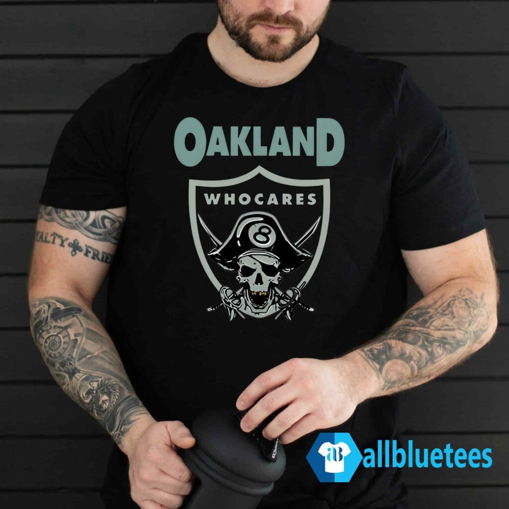 Oakland Who Care Pirate T-Shirt