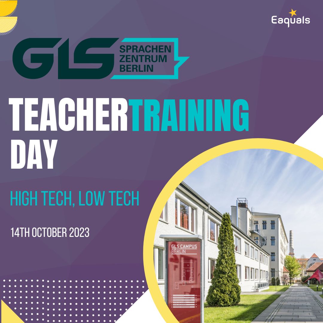 #Eaqualsmember @GLSSprachenzentrum (IH Berlin) is delighted to announce its #TeacherTraining Day on 14th October. The theme of the #bilingualevent is High tech, Low tech & is supported by the #EaqualsMemberEventFund. Click here for more details: eaquals.org/2023/09/26/gls…
#Eaquals