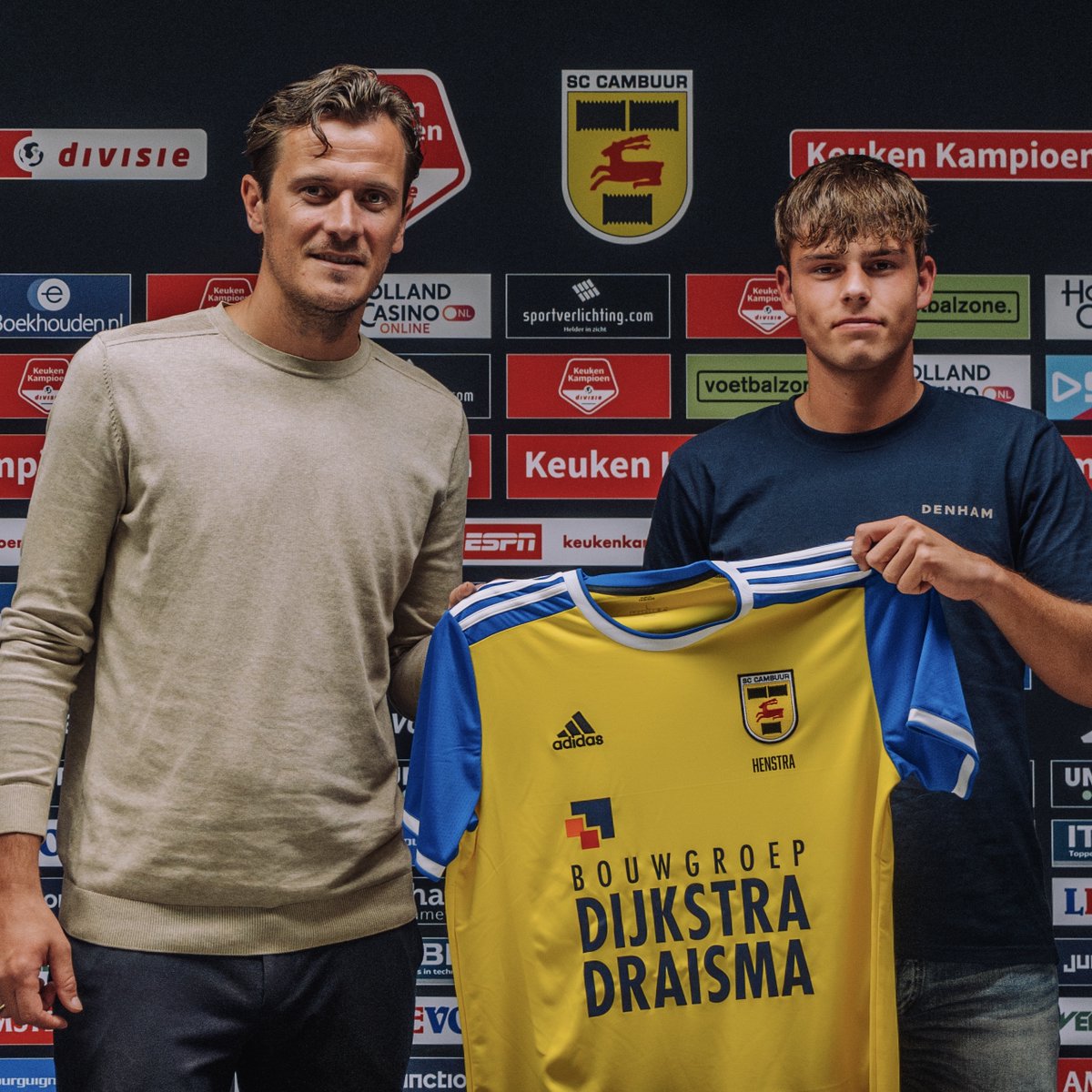 SCCambuurLwd's tweet photo. 𝐈𝐰𝐚𝐧 𝐇𝐞𝐧𝐬𝐭𝐫𝐚 ⇢ 2️⃣0️⃣2️⃣5️⃣➕1️⃣ ✍️

Van harte proficiat en zet hem op! 💛💙

#CambuurJeugdKomtEraan