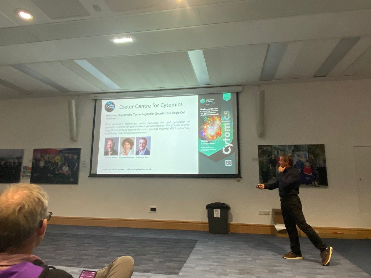 RaifYuecel's tweet photo. From micro to cosmic: the journey of unleashing biosciences and beyond through #ImagingFlowCytometry @UniofNewcastle We dived into non-traditional Cytometry applications with lively discussions.
@UoEXCC @UoEBiosciences @UofE_Research @ivy_dambuza #flowcytometry #cytomics #exeter https://t.co/rkjN2FJYHE