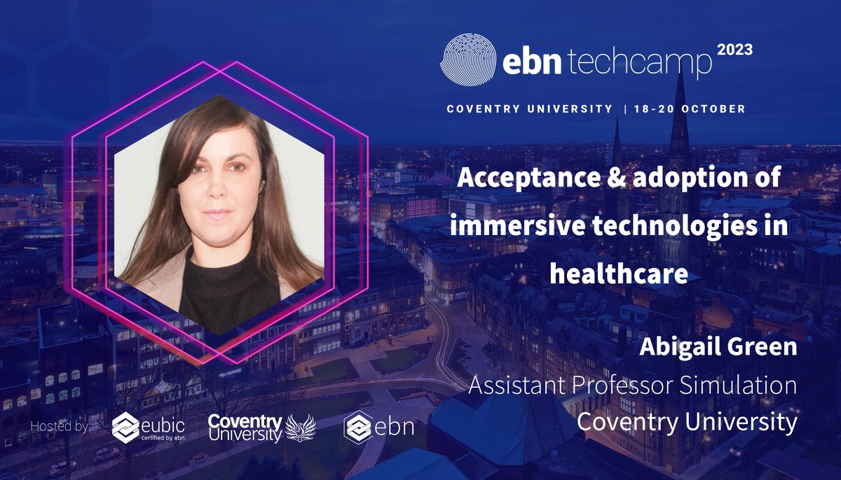 EBN -European Business & Innovation Centre Network (@eubic) on Twitter photo Join #Techcamp23 with Abigail K Green, healthcare simulation expert from #EUBIC <a href="/CovUni_Business/">Coventry University Business</a>
She's transforming⚕️education through innovation, making it accessible & inclusive. Don't miss her session discussing immersive tech in healthcare education
®️bit.ly/3RAknVZ Join #Techcamp23 with Abigail K Green, healthcare simulation expert from #EUBIC <a href="/CovUni_Business/">Coventry University Business</a>
She's transforming⚕️education through innovation, making it accessible & inclusive. Don't miss her session discussing immersive tech in healthcare education
®️bit.ly/3RAknVZ