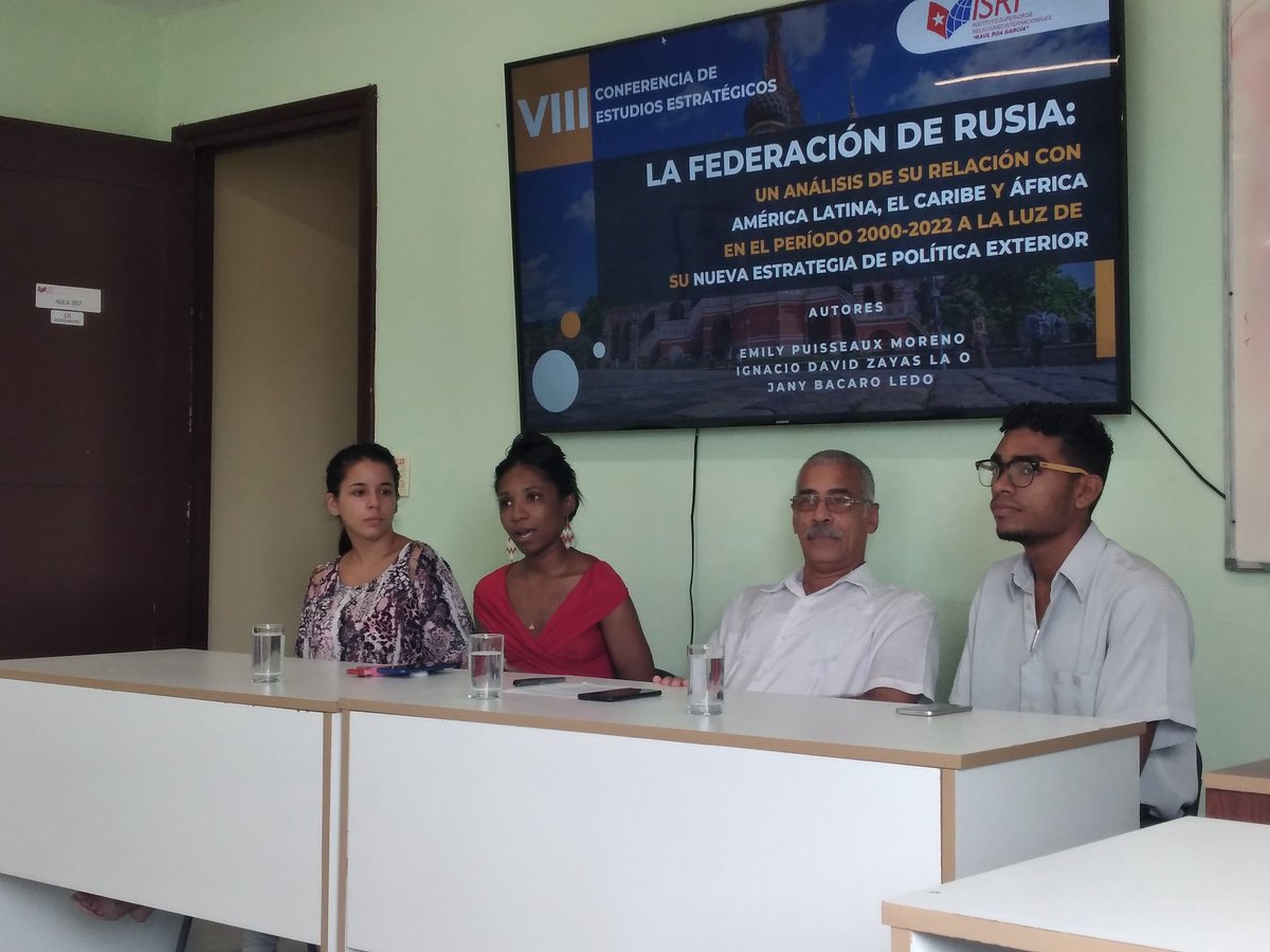 A partir de esta edición de la 8va Conferencia de Estudios Estratégicos organizada por <a href="/CIPICuba/">CIPI</a> siempre contaremos con propuestas de estudiantes de pre y post grado. Ahora asistimos a una de las propuestas de los valientes del <a href="/ISRICuba/">Universidad de Relaciones Internacionales. Cuba</a>