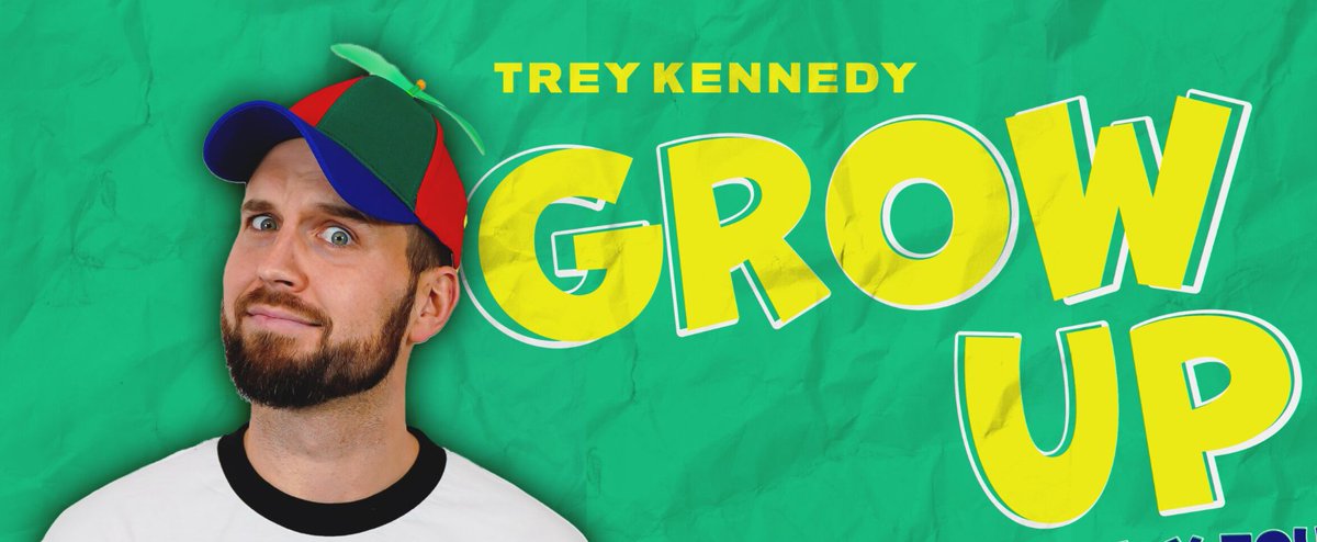BrandonWFXR's tweet photo. Comedian &amp; Social Media Star TREY KENNEDY is coming to Roanoke! It's part of his Grow Up Tour.

The show is scheduled for March 13th, 2024.

Tickets go on sale Friday at 10 a.m.

@TreyNKennedy 
https://t.co/vYwTczjHBl https://t.co/fvwrhiyO6u