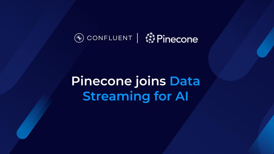 We’re excited to join @ConfluentInc’s Data Streaming for AI initiative! Through the Pinecone + Confluent integration, users can quickly and simply gain access to data streams from across their business to power real-time AI applications. Learn more: hubs.ly/Q023nYtZ0.