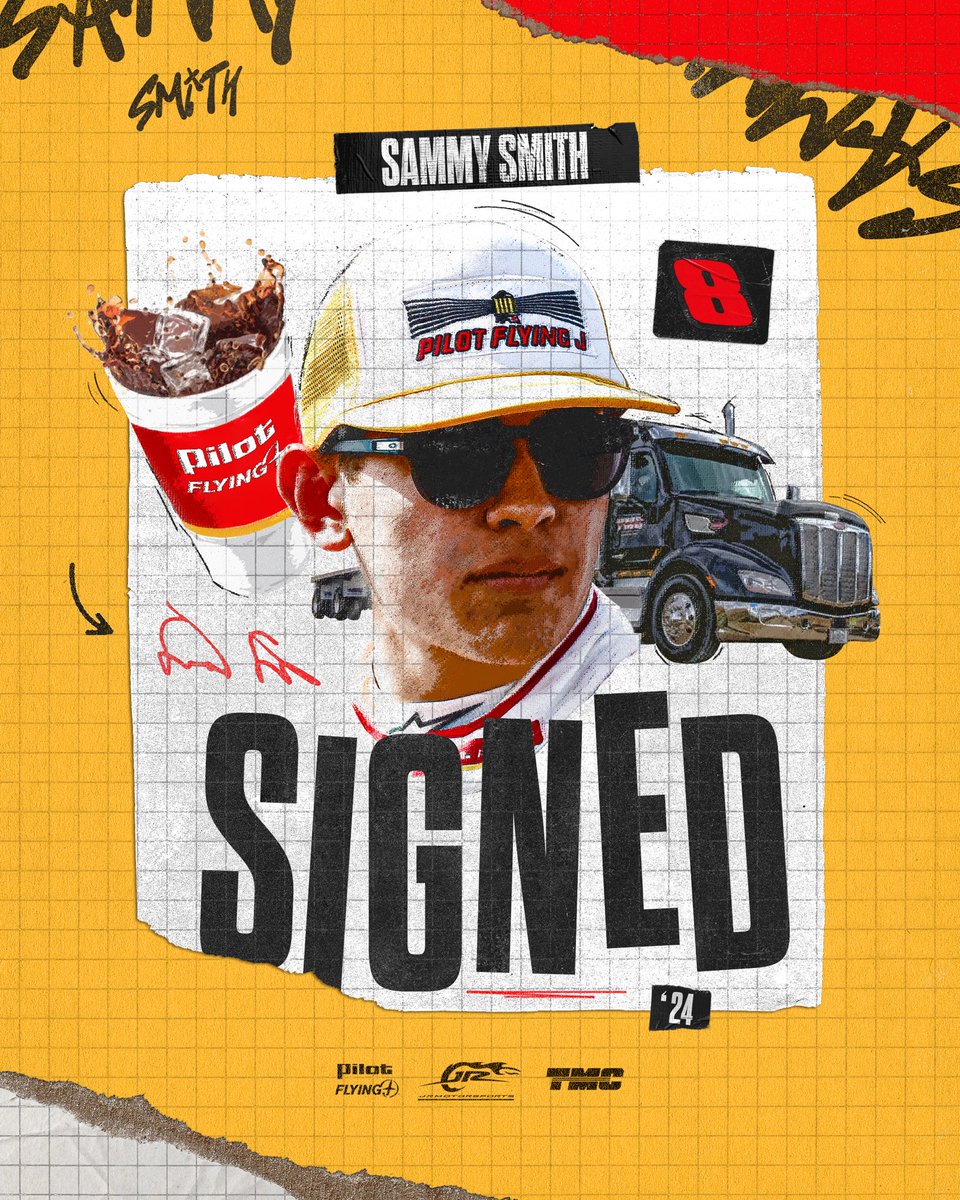 JRMotorsports's tweet image. Welcome to the team @sammysmithSS!
