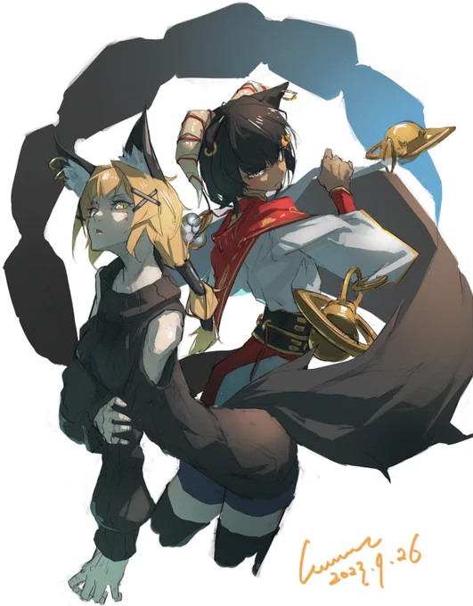 Thank you for your request! (anonymous)玄狐 and Schalla 