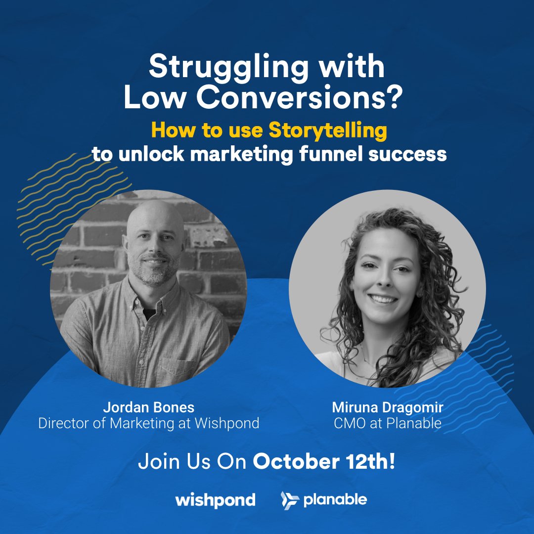 Learn lead generation strategies to effectively move prospects through the conversion funnel. 

Join our webinar with Wishpond to gain insights on content planning, creation, and distribution using storytelling tactics. 

Register now: wishpond.zoom.us/webinar/regist…
