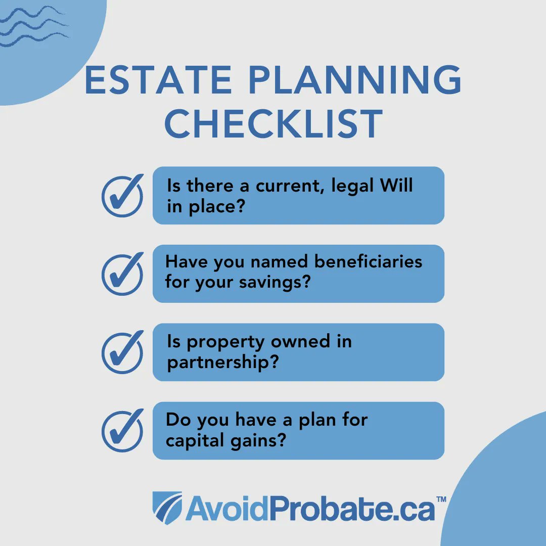 Time to check in on your estate planning checklist! ✔️ 

Ensure you're on the right track with these essential questions. From having a valid Will to planning for capital gains, Avoid Probate is here to guide you every step of the way