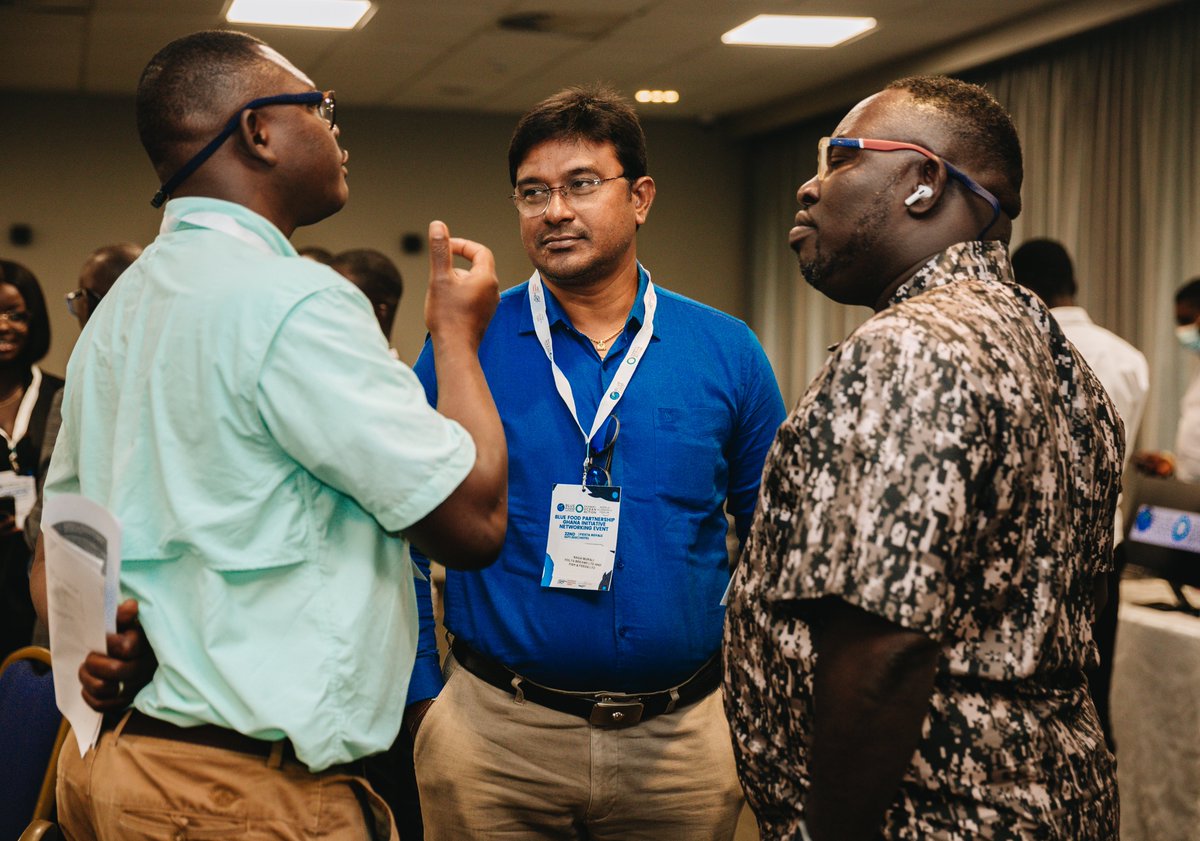chamberofaquac1's tweet photo. #BlueFoodPartnershipGhanaInitiative networking event initiated by #FriendsofOceanAction, a platform of the #WorldEconomicForum, coordinated by #FUTUREFISH and hosted by the #ChamberofAquacultureGhana at the Fiesta Royal Hotel Accra on 22nd September 2023. A thread https://t.co/Da0JtCd3ZI