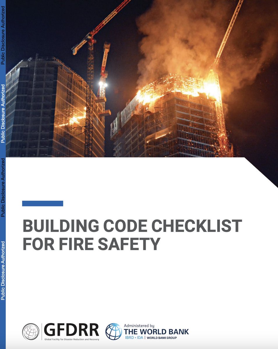 🔥🏙️ Urban fire risks are a global concern, especially amid rapid urbanization. Inadequate urban planning &amp; construction practices amplify these risks.

Our checklist helps assess fire safety provisions in building/fire regulations: wrld.bg/RgJG50POItv