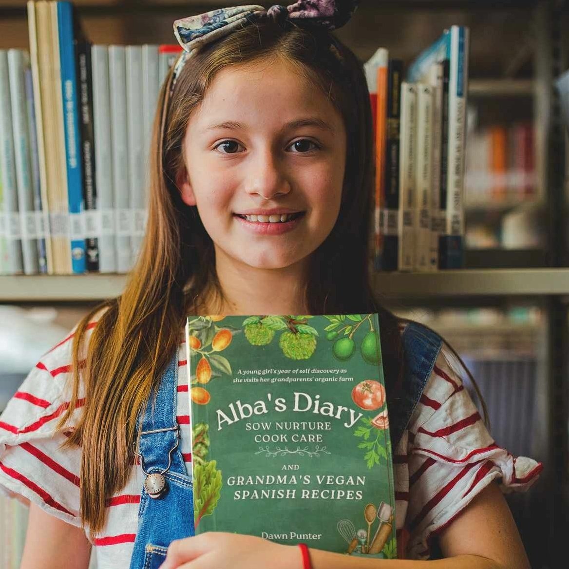 Albas_Diary's tweet photo. When a friend sent me some mock ups of how the book will look in the hands of different people, I absolutely loved two of the images. They both look exactly how I imagine Alba. 
What do you think? #charitybook #authorcommunity #firstbook #cookerybook #organic  #vegan #plantbased https://t.co/XI1oQk6mzY