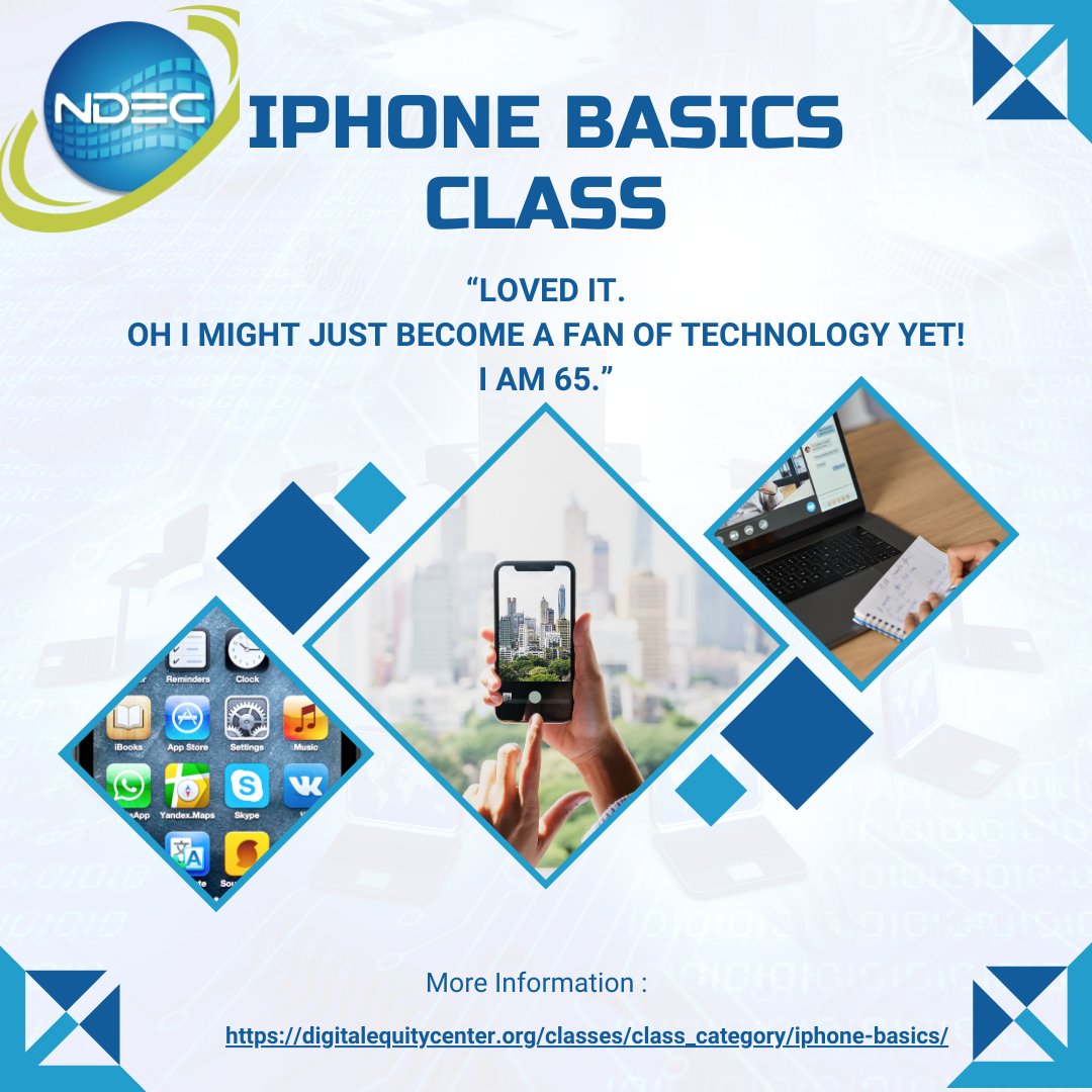 iPhone Basics Student Review! #digitalequity #digitalskills 
digitalequitycenter.org/classes/class_…