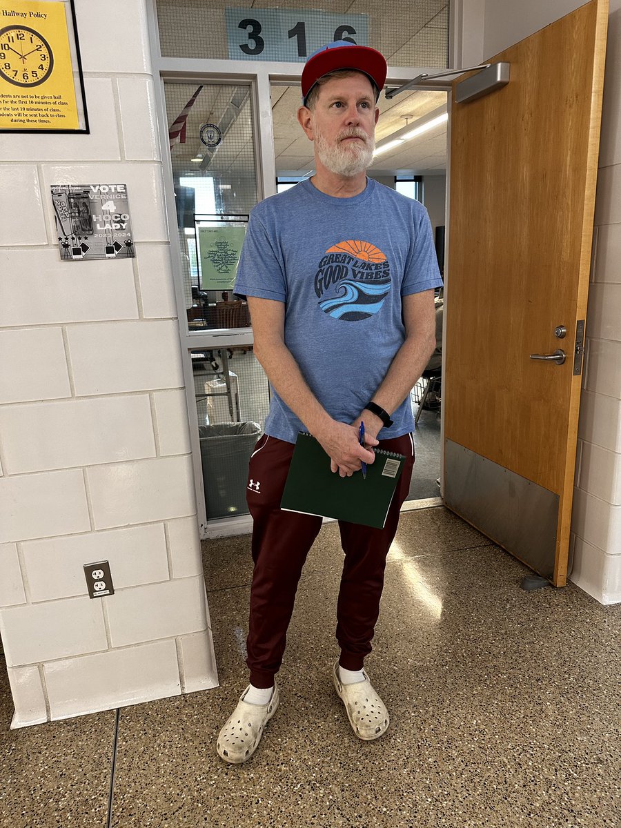 It’s Spirit Week at SSICP. Teacher-Student swap day…