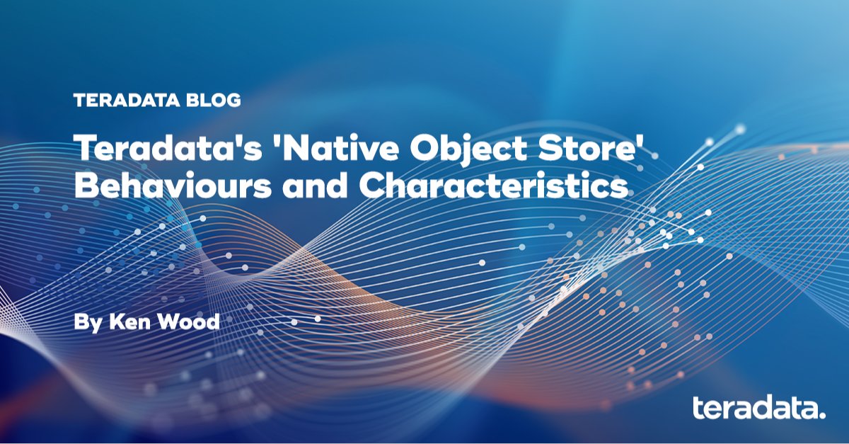 NMeddas's tweet photo. Explore the synergy between Teradata's Native Object Store, VantageCloud's analytical engine, and ClearScape Analytics for your enterprise. Seamlessly share data across on-premises, cloud, and hybrid environments. Read more in our latest blog post: https://t.co/ztGou4QsAM https://t.co/JXVROiWK3H
