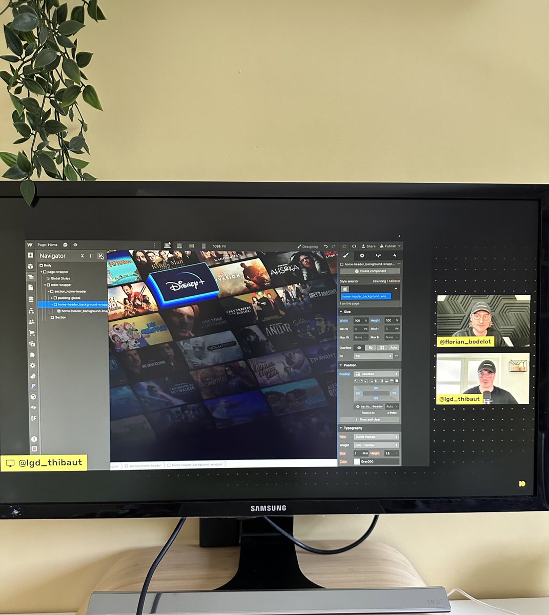 assa_uxdesign's tweet photo. Webflow live build with @florian_bodelot from Digidop ๐ฅ
So many tips and tricks to learn Webflow and to develop effectively https://t.co/kLdwWhynnt