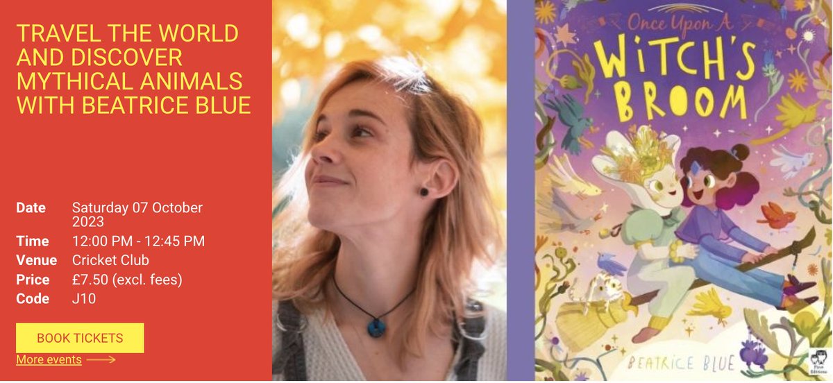QuartoKids's tweet photo. Travel the world and discover how mythical animals got their defining features with @BeatriceBlue_ at Bath Children's Literature Festival this October! @bathkidslitfest 

Guaranteed to be a magic-filled event!

📆 Saturday 7 October
⏰ 12-12.45PM
Tickets: https://t.co/Z2vnmMNgZu https://t.co/ZoaexjGzhL