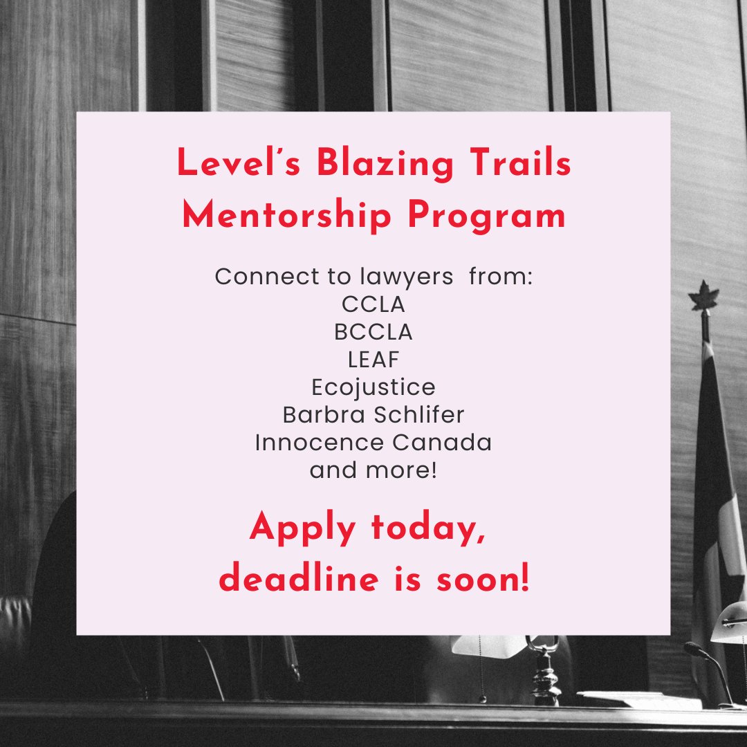 leveljustice's tweet photo. Deadline is in 3 days! Sign up today: https://t.co/BSMdWdfkIk #lawtwitter #lawstudents #leveljustice #ourlevelbest https://t.co/bsloVzh8i6
