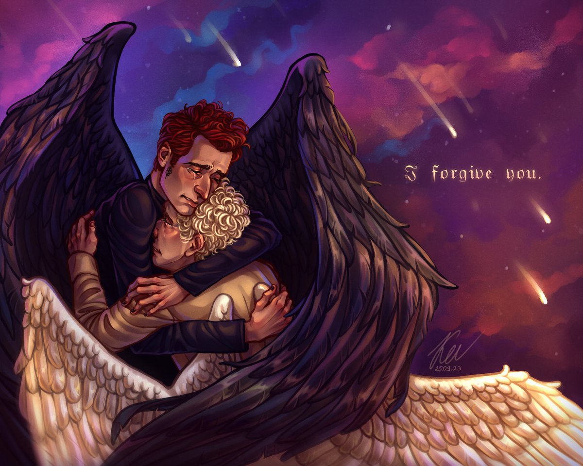 This show broke my heart and I love it🥲💔💔💔

#GoodOmens #GoodOmensFanArt #GoodOmens2 #aziracrow #ineffablehusbands #Aziraphale #Crowley