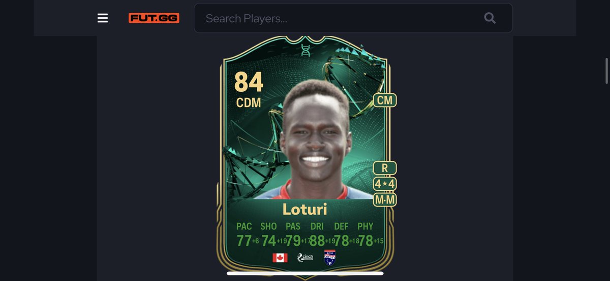 GamingAdj's tweet photo. @Annoyingmouse84 @MattHDGamer This guy is a hidden gem 4*4* high 90’s in balance, agility and decent composure. https://t.co/UbhzENXdgZ