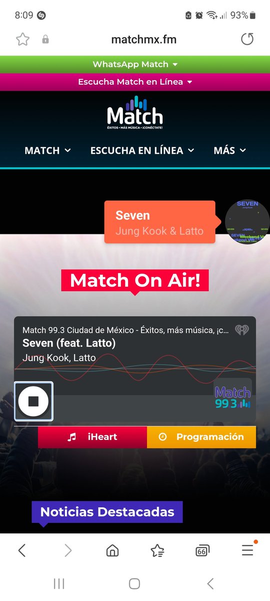 analirot's tweet photo. Iniciando muy bien el día escuchando #Seven de #Jungkook de @BTS_twt en el #MatchMorning  de @MatchMxFM, saludos y linda semana @AlondraOGarcia 
#JungKook_3D 
@BangtanRDMX https://t.co/zMSH6PuN3c