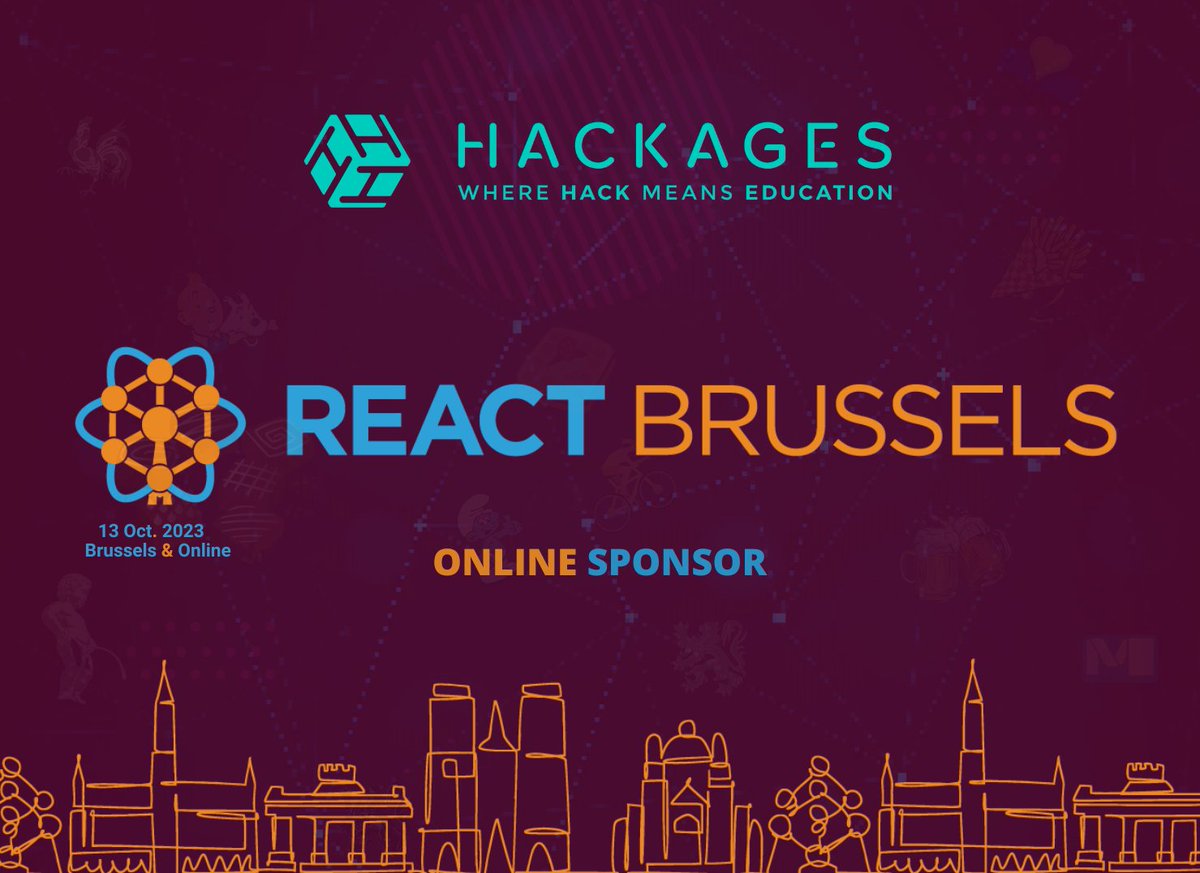 It's been part of <a href="/BeJS_/">React Paris Conf' -by- BeJS</a>  family since the start, we're so grateful to <a href="/hackages/">Hackages</a> for their continuous support 🙏🏼

Join the vibe  React.Brussels 

#javascript #reactjs #webdevelopment #Coding #community