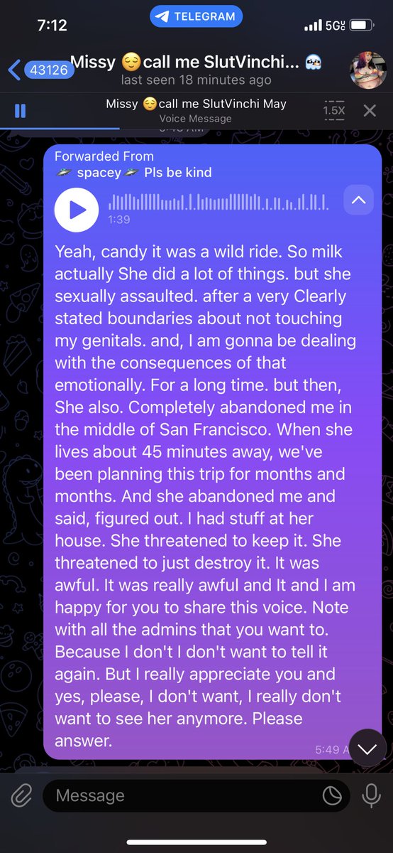 GoddessSparkle4's tweet photo. @MilkVonCakez sexually assaulted me and abandoned me and @OnyxLawless in the middle of San Francisco https://t.co/kcQAXeQDZY
