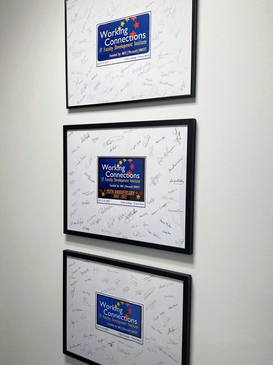 At the CTC's final 3 (in person) Summer Working Connections, attendees signed our photo mats. July 2012-July 2023 by the numbers: 37 Working Connections events, 88 topics, 2349 seats filled. #NSFfunded