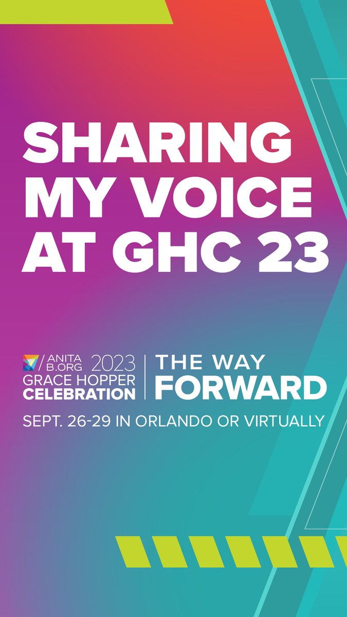 On Friday I will be sharing my voice at #GHC #GraceHopperCelebration #GHC23 #GHC2023 Friday at noon in Hyatt Regency Ballroom TUV #RoboticsForTheStreets Using robotics to increase diversity in STEM, show intersections in STEM and increasing access and inclusion. @AnitaB_org