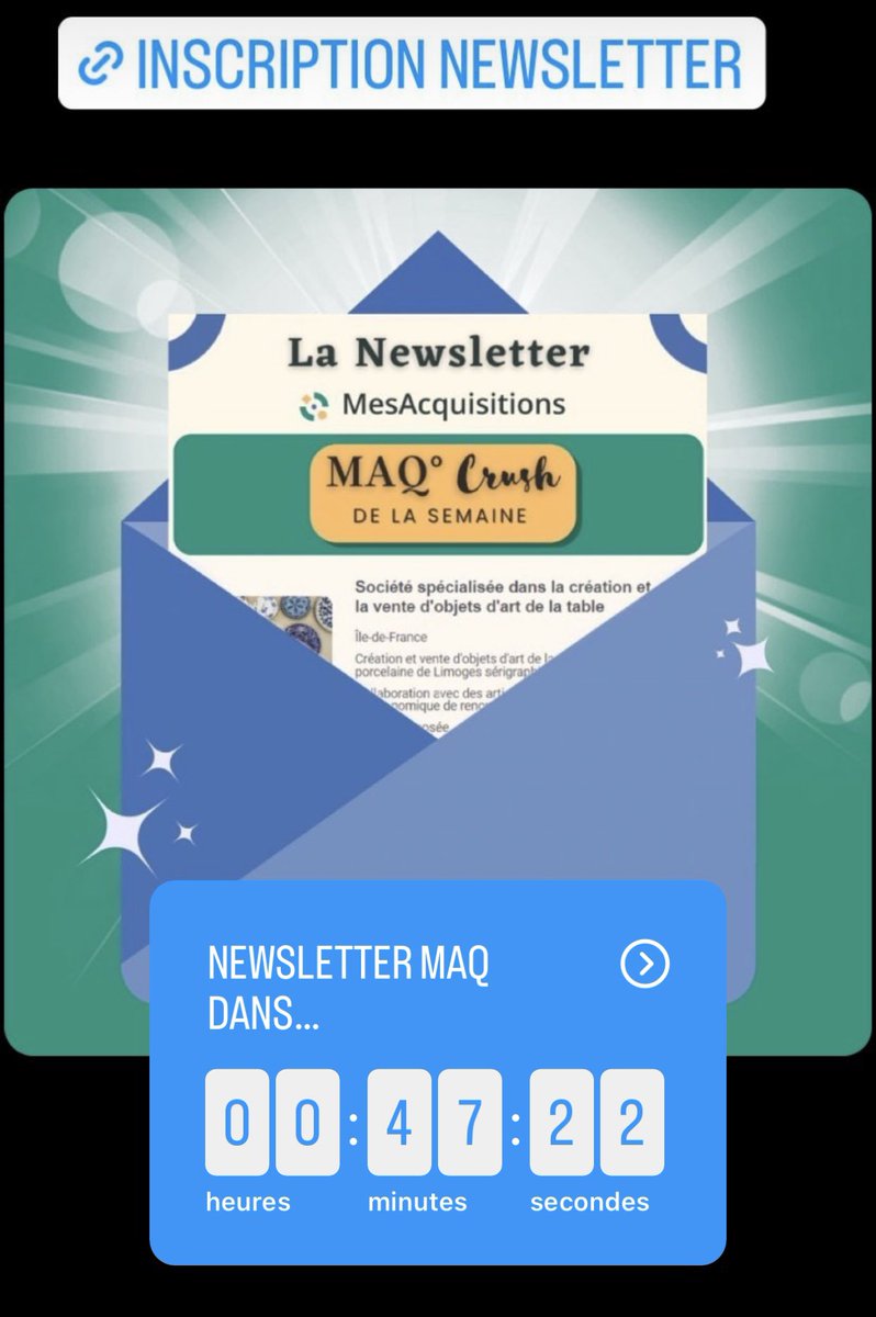 Mais non… 🤭 pas encore inscrit à notre newsletter MAQ….c’est pourtant pas sorcier 🧙‍♂️ : lien ici avec un accès illimité : mesacquisitions.com/blog/?fbclid=P…