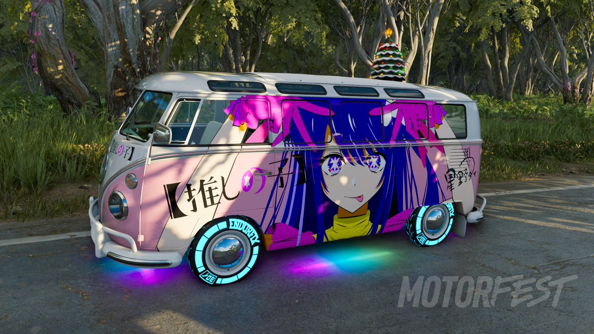 punipunikko's tweet photo. THE CREW モーターフェス買ったから推しの子の星野あい痛車作ってみた

#PS5Share, #ザクルー：モーターフェス https://t.co/wNtLkyfMl6