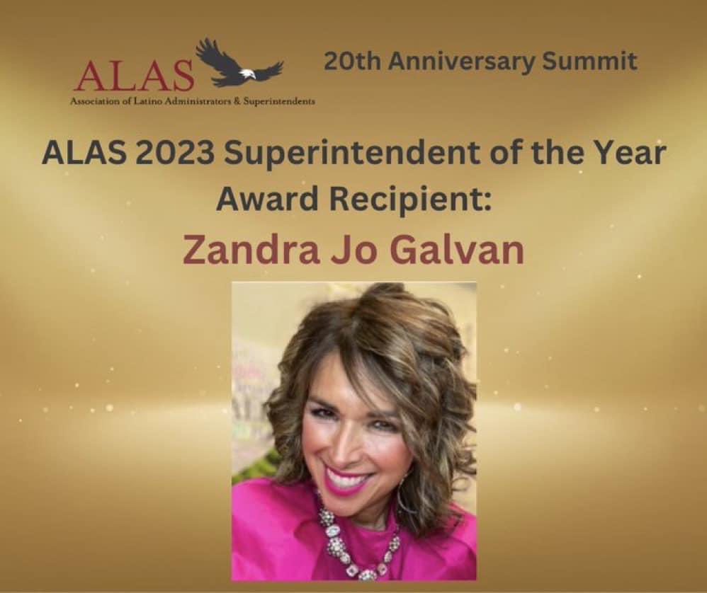 Dr. Renae Bryant (@drrenaebryant) on Twitter photo Join us in congratulating our friend, sister & <a href="/fit_leaders/">FitLeaders</a> boss lady <a href="/zjgalvan/">Dr. Zandra Jo Galván 🩷</a> for being named <a href="/ALASEDU/">ALAS National</a> Superintendent of the Year! <a href="/ACSA_info/">ACSA</a> <a href="/AASAHQ/">AASA</a> <a href="/SheLeadsEdu/">SheLeadsEdu</a> <a href="/WomenEd/">WomenEd 10%Braver #DisruptiveWomen</a> <a href="/WomenLeadingEd/">Women Leading Ed</a> <a href="/lynettewsocial/">Lynette White</a> <a href="/CALSAfamilia/">CALSA</a> <a href="/LorenaRubio123/">Lorena Rubio</a> <a href="/PrincipalRoRod/">Rosalba Gonzalez Rodriguez</a> <a href="/ValChavez2018/">Valerie Chavez</a> Join us in congratulating our friend, sister & <a href="/fit_leaders/">FitLeaders</a> boss lady <a href="/zjgalvan/">Dr. Zandra Jo Galván 🩷</a> for being named <a href="/ALASEDU/">ALAS National</a> Superintendent of the Year! <a href="/ACSA_info/">ACSA</a> <a href="/AASAHQ/">AASA</a> <a href="/SheLeadsEdu/">SheLeadsEdu</a> <a href="/WomenEd/">WomenEd 10%Braver #DisruptiveWomen</a> <a href="/WomenLeadingEd/">Women Leading Ed</a> <a href="/lynettewsocial/">Lynette White</a> <a href="/CALSAfamilia/">CALSA</a> <a href="/LorenaRubio123/">Lorena Rubio</a> <a href="/PrincipalRoRod/">Rosalba Gonzalez Rodriguez</a> <a href="/ValChavez2018/">Valerie Chavez</a>