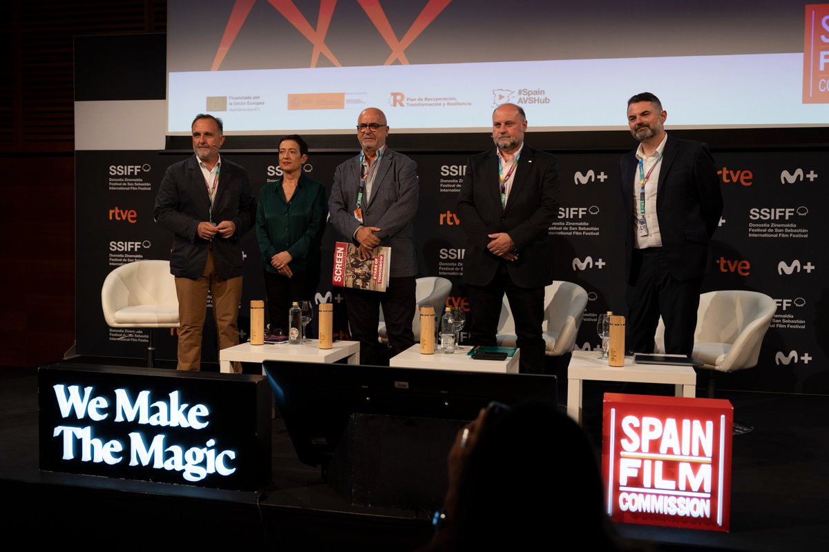 SpainFilm's tweet photo. Spain Film Commission impulsa el primer estudio en España sobre el impacto económico de las inversiones en cine y series extranjeras #71SSIFF 
https://t.co/akrXNw3mwg https://t.co/TMbWq8fcg7