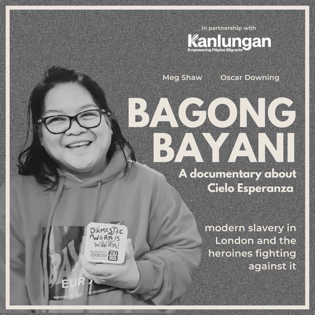 kanlunganuk's tweet photo. 🎦 Meet Cielo Esperanza in "Bagong Bayani" Documentary. Witness the remarkable story of a true hero.
Stay tuned for the full documentary! 

Visit the link for more information https://t.co/hsVDqXikqr

#BagongBayani #documentary #modernheroes #filipinodocumentary https://t.co/6wiRvdJYDc
