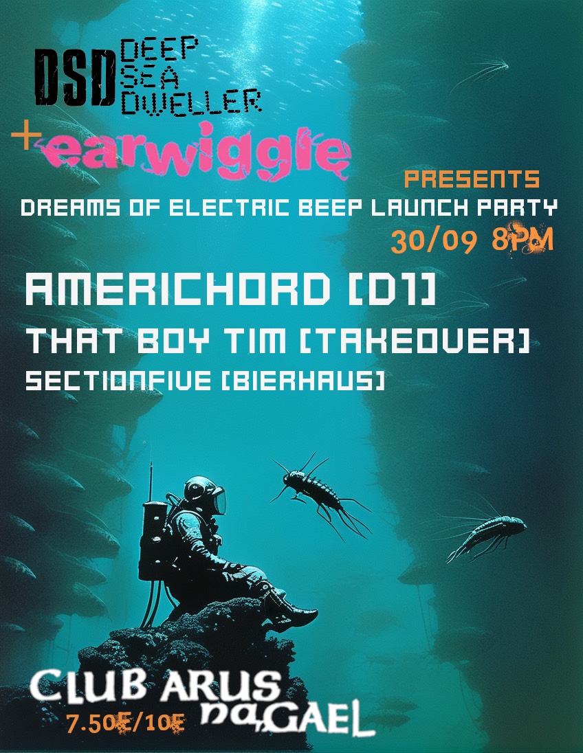 Saturday night in Galway with Americhord and Section Five  - big box of electro packed! You can get a copy of the comp and admission for a bargain price too - what's not to like! #electro #electrofunk #electrobass #technobass #irishelectronicmusic