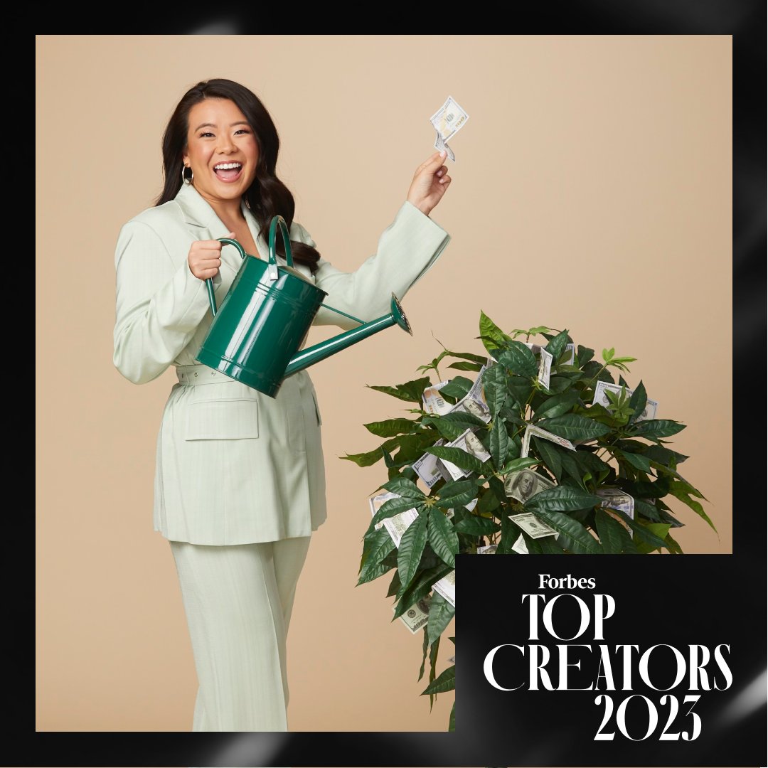 “Dear Vivian Tu, @Forbes is thrilled to share that you have been named a 2023 Top Creator.” When I started @Your_RichBFF it was only meant to be seen by a few people. But 2.5 years and 8 platforms later, we’re a community of over 6m BFFs. Thank you for everything ❤️