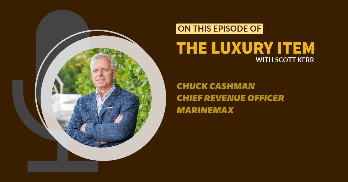 🎧 @scott_kerr speaks to Chuck Cashman, chief revenue officer at the world's largest yacht dealer, @MarineMax. He discusses the hot superyacht market, the rise of wealthy millennial owners, the company's recent buying spree, and more , 👉 apple.co/3RBnDQX