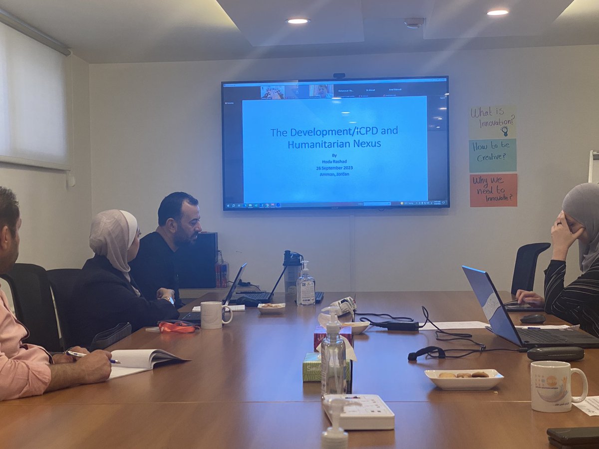 JihanSalad's tweet photo. Great insights shared during the SRH workshop group meeting!
👉 Positive feedback on the #SafeDeliveryApp trainings
👉 Critical message from Prof. Hoda Rashad from @aucegypt: Let's work towards strengthening social determinants of health equities, including in #humanitarin settings and across the #nexus!
👉 IOM - UN Migration reported enhanced national #HIV diagnosis, treatment, care, & support services accessibility for #refugees & #migrants
🎉 Shout out to Israa Abujamous & team from #SaveTheChildren Jordan for championing their #outreach work on the ground! 💪
& also thanks to my #UNFPA colleague Mohammad Oudat for his great contributions to the meeting! 👏
#SRH #health #equity #socialdeterminants #community
