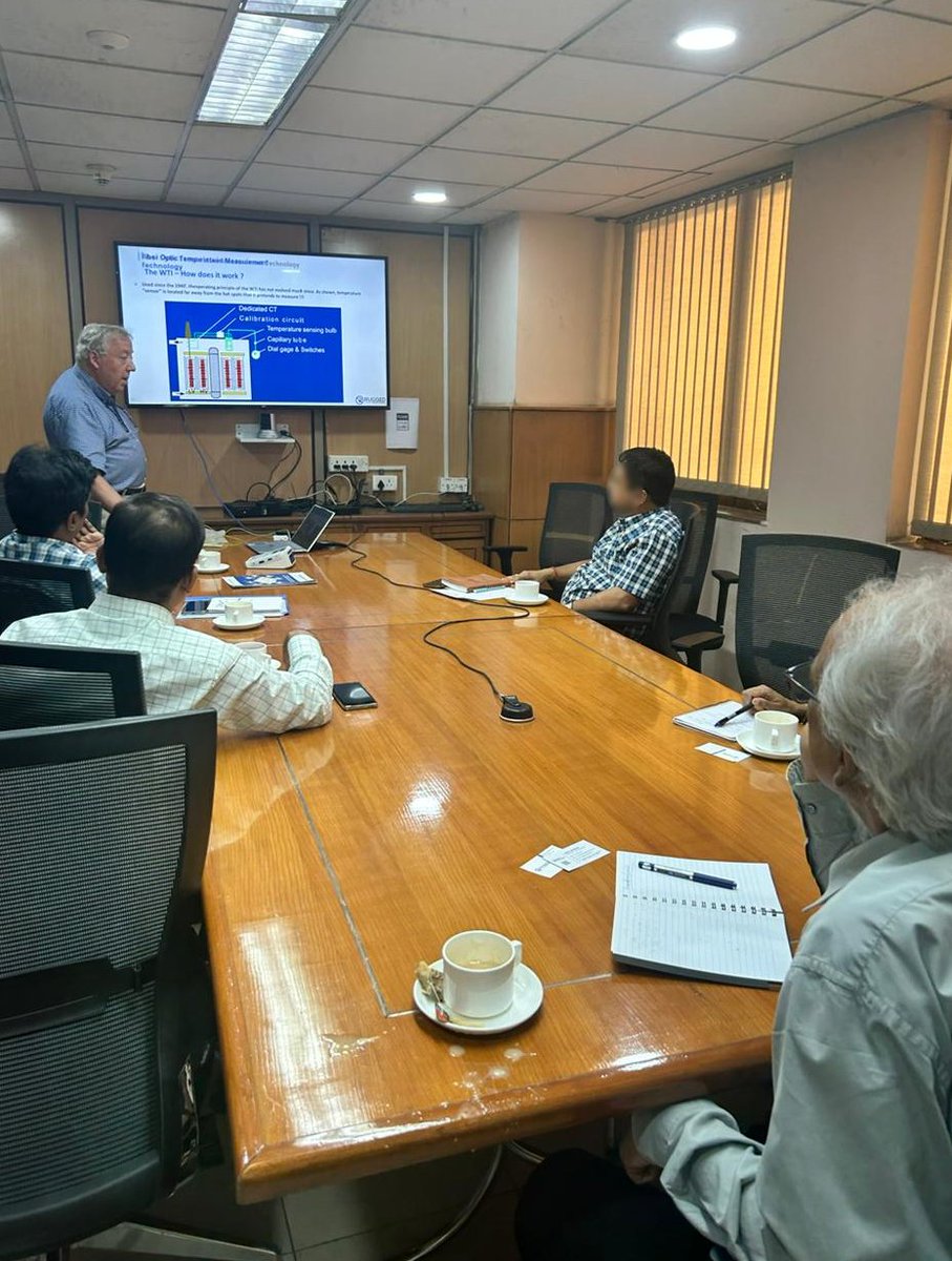 ruggedmon's tweet image. Grateful to PGCIL, India, for hosting Mr. John Noel's session on FO in Rugged Monitoring, showcasing its game-changing impact on asset performance & efficiency.
#FiberOpticSensors #TemperatureSensors #FutureOfEnergy #RuggedMonitoring